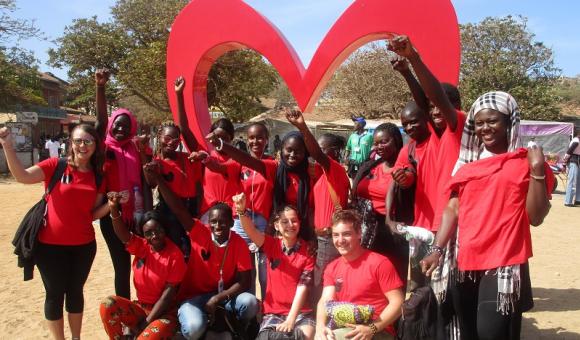 Cinq jeunes et leur animatrice sont partis au Sénégal avec l'association