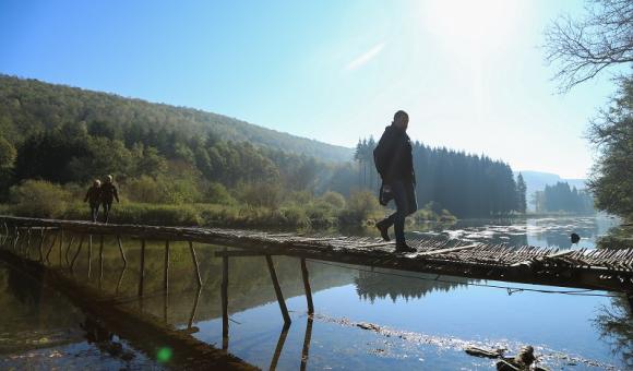 The Claies Bridge, on the Semois