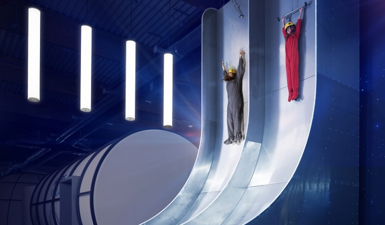 Le Free Fall Slide (c) Euro Space Center - dbcreation