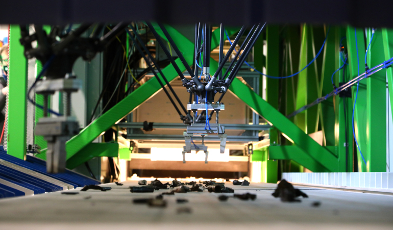 Avec son système de tri robotisé, Matvision propose une solution inédite de recyclage © ULiège - Michel Houet