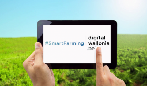Agriculteurs connectés Digital Wallonia #smartfarming