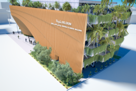 L'arche verte, le pavillon belge à Expo 2020 Dubaï (c) BelExpo L'arche verte, le pavillon belge à Expo 2020 Dubaï (c) BelExpo