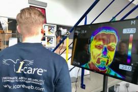 Le thermomètre 4.0 infrarouge d'I-care est capable de mesurer automatiquement et sans contact la température corporelle. Le thermomètre 4.0 infrarouge d'I-care est capable de mesurer automatiquement et sans contact la température corporelle.