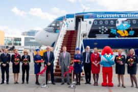 Arrivée d'Aérosmurf à Moscou Arrivée d'Aérosmurf à Moscou