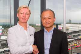 Nathalie Maillet and Susumu Yamashita ©Spa-Francorchamps Nathalie Maillet and Susumu Yamashita ©Spa-Francorchamps
